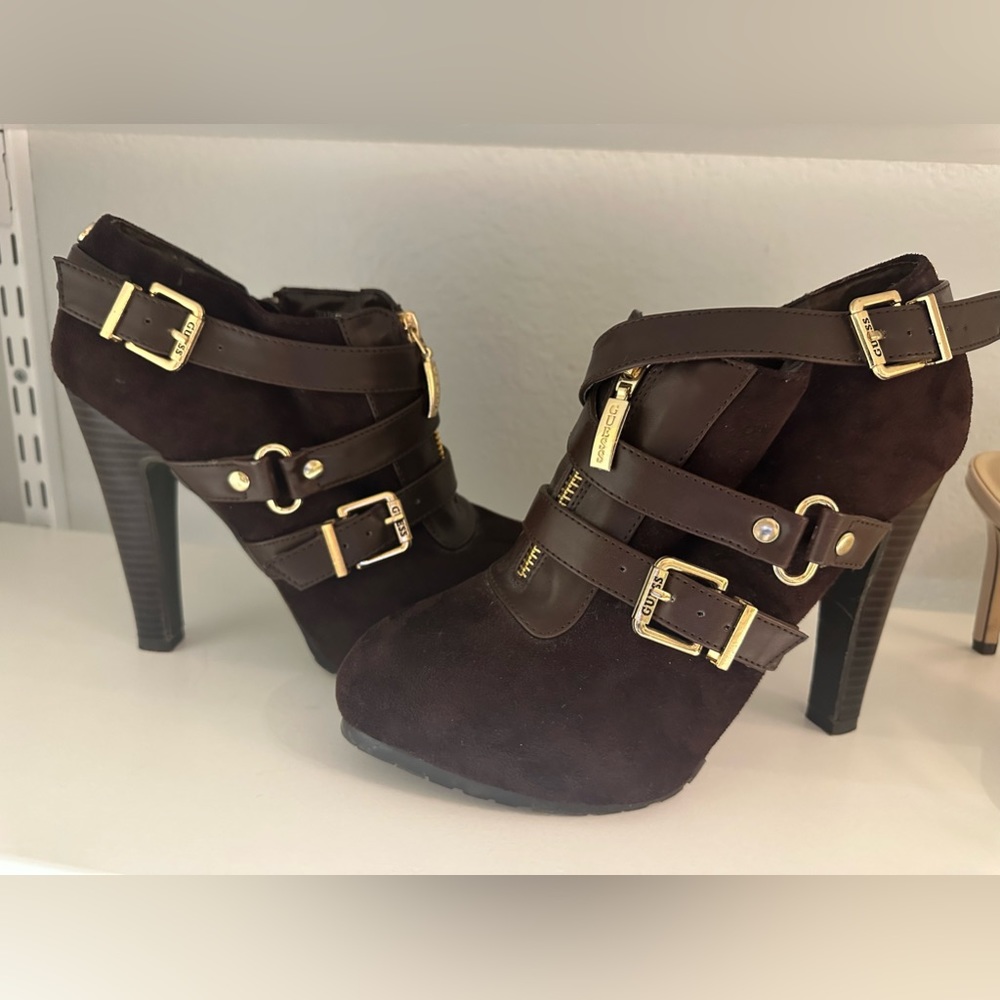 Guess Booties (Mocha Brown)